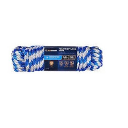 Mibro 0.37 in. x 50 ft. Tru Guard Derby Rope, Blue 231525